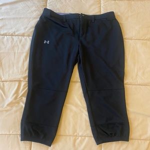 Under Armour Black Fitted Crop Pants